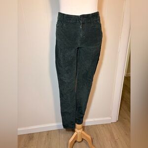 Lucky Brand Forest Green Corduroy Trousers